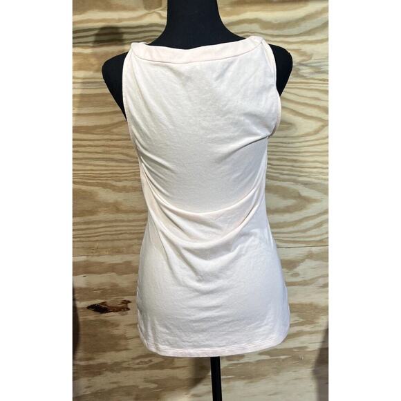 Express Y2K Babydoll Top Women M Pink Tank Tunic Fairy Chiffon Feminine - Picture 2 of 7